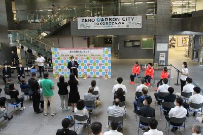 市長挨拶の様子