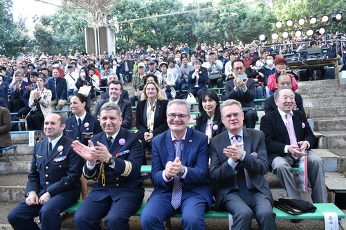 フランス航空教育団来日100周年記念事業観客席