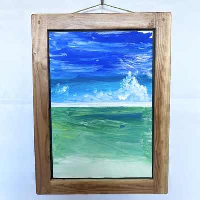 昨年の作品(夏の海)