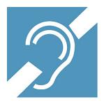聴覚障害者シンボルマーク（国外）