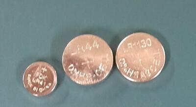 ボタン電池の写真