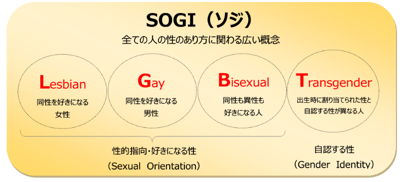 LGBTとSOGIの説明