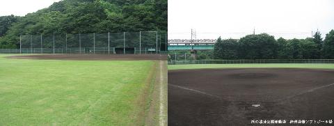 滝の城址公園運動場野球場兼ソフトボール場の写真