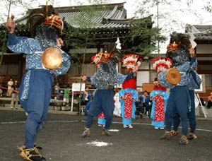 岩崎簓獅子舞の写真
