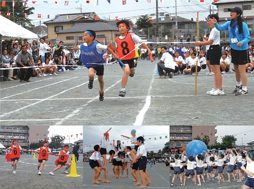 椿峰小学校運動会の写真