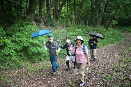 ウオーキング研修会道中