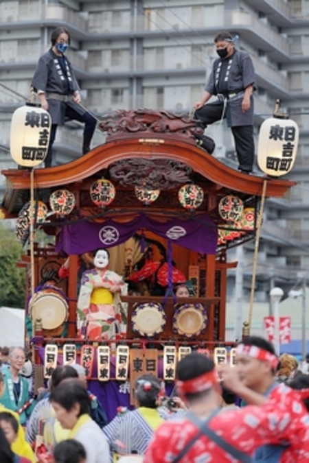 山車の写真