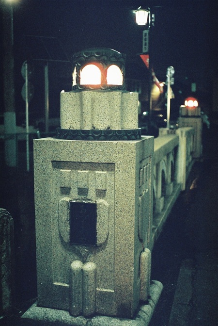 旭橋の電灯復元