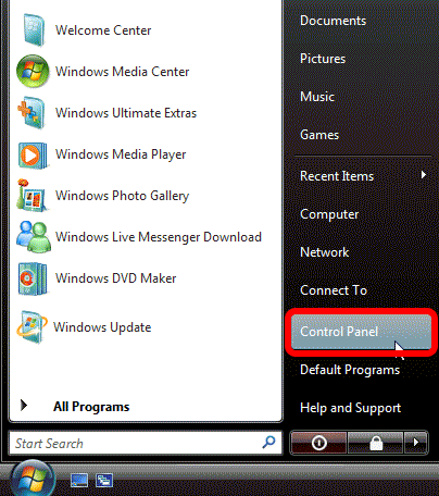 Figure: Operation figure of step2 for Windows Vista and Windows 7