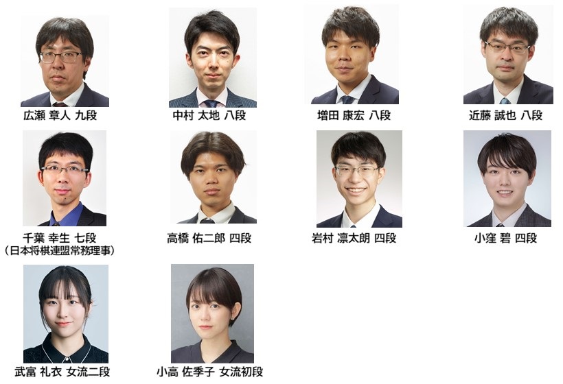棋士の写真一覧
