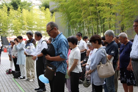 所沢市平和祈念式当日の様子2