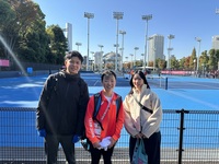 試合終わりの鈴木選手