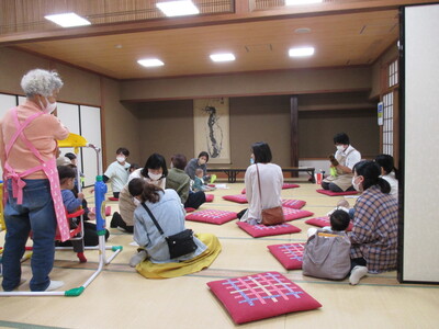 遊んでいるところ