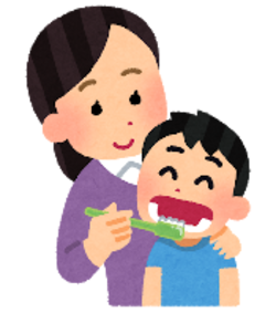仕上げみがきイラスト