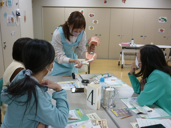 歯みがき指導の様子
