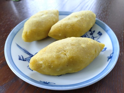 手作りスイートポテトの写真