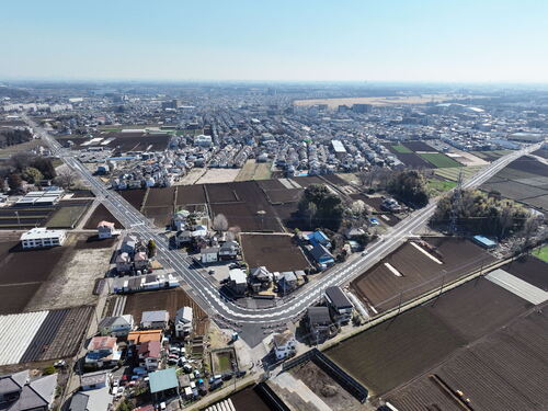 （写真）北野下富線及び松葉道北岩岡線
