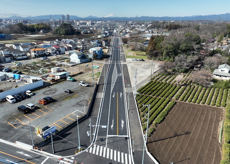 北野下富線　整備済区間の写真