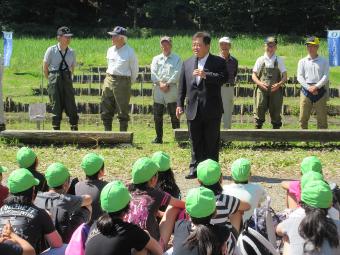 市長あいさつの写真