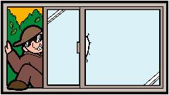 侵入盗のイラスト