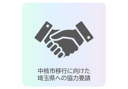 中核市移行に向けた埼玉県への協力要請