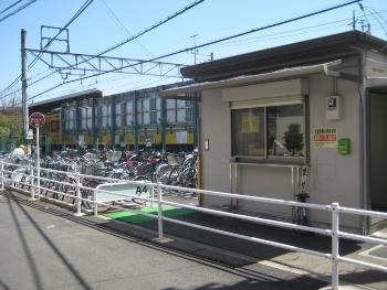 下山口駅第1自転車駐車場の写真