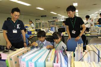 子ども参観日の写真