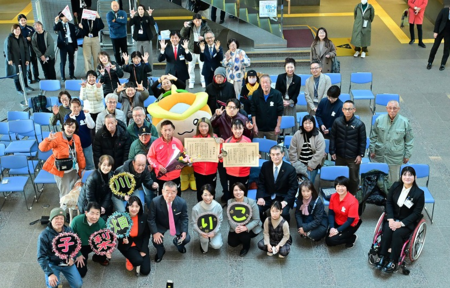 会場に来た方と記念撮影